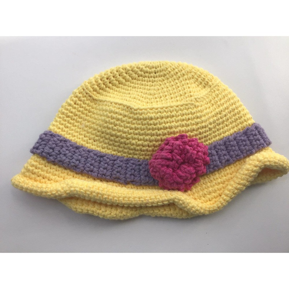 Crocheted Handmade Creation Hat Teen and women New - Picture 1 of 12